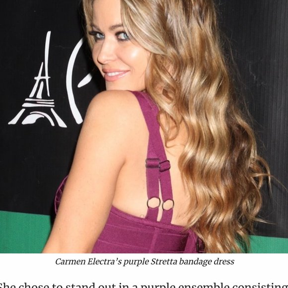 Stunning Designer cocktail dress by Stretta of LA - Picture 4 of 11